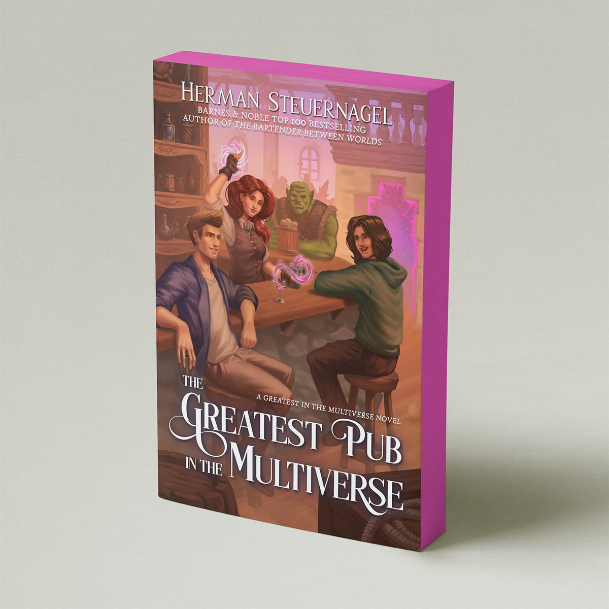 The Greatest Pub in the Multiverse sprayed edge paperback