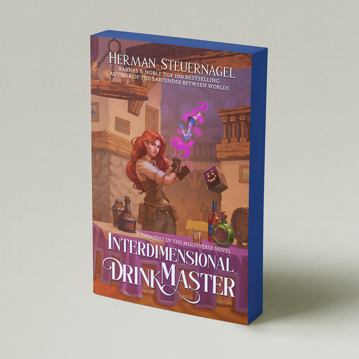 Interdimensional Drink Master sprayed edge paperback