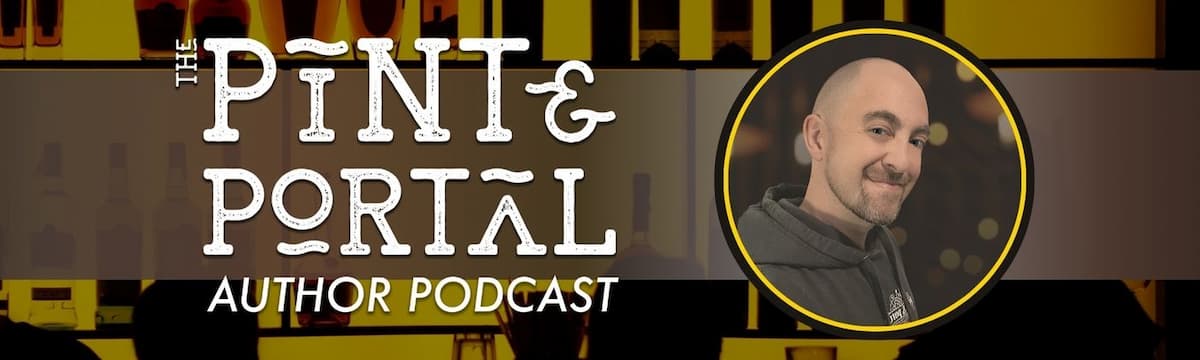 The Pint and Portal Author Podcast banner