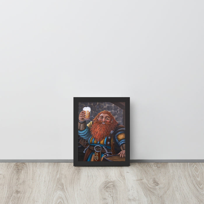 Ha'dran - Affiche d'art encadrée