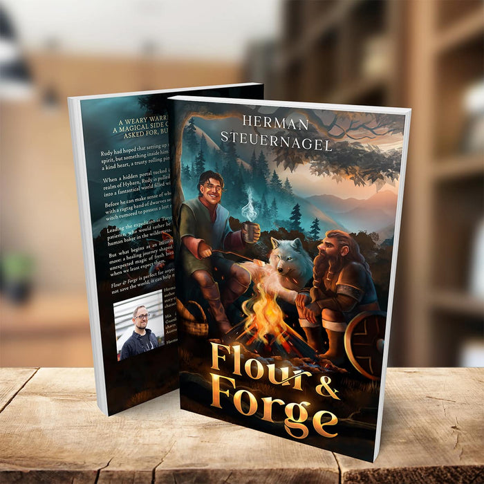 Flour & Forge: A Cozy Fantasy Adventure of Found Family and Fresh Bread